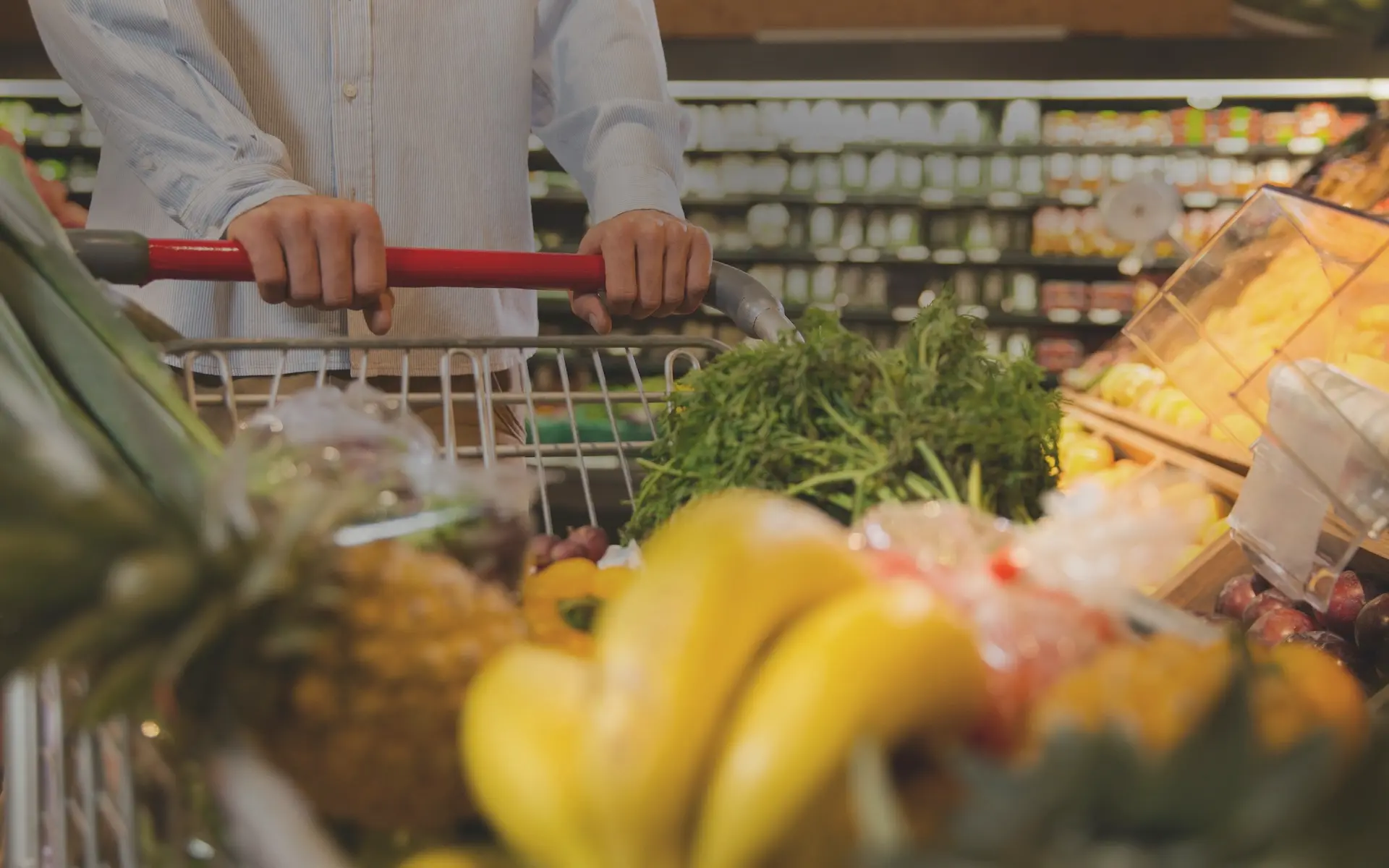 Eierwahl im Supermarkt