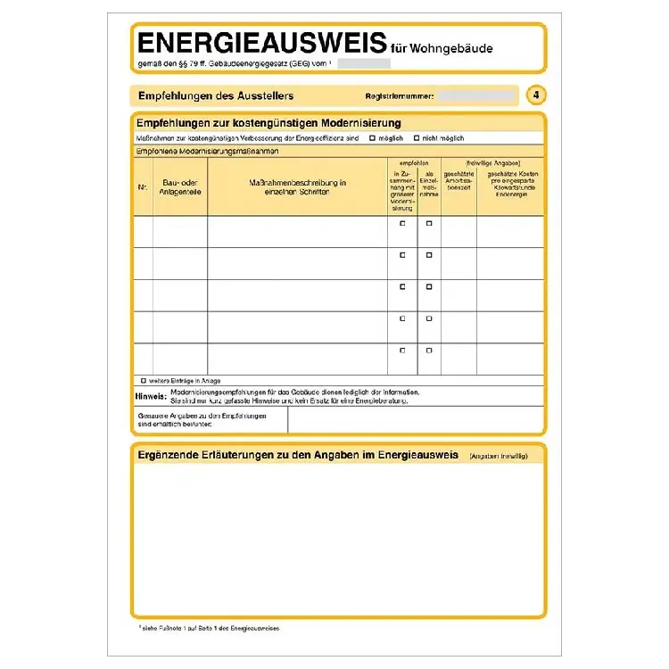 Energieausweis Seite 4