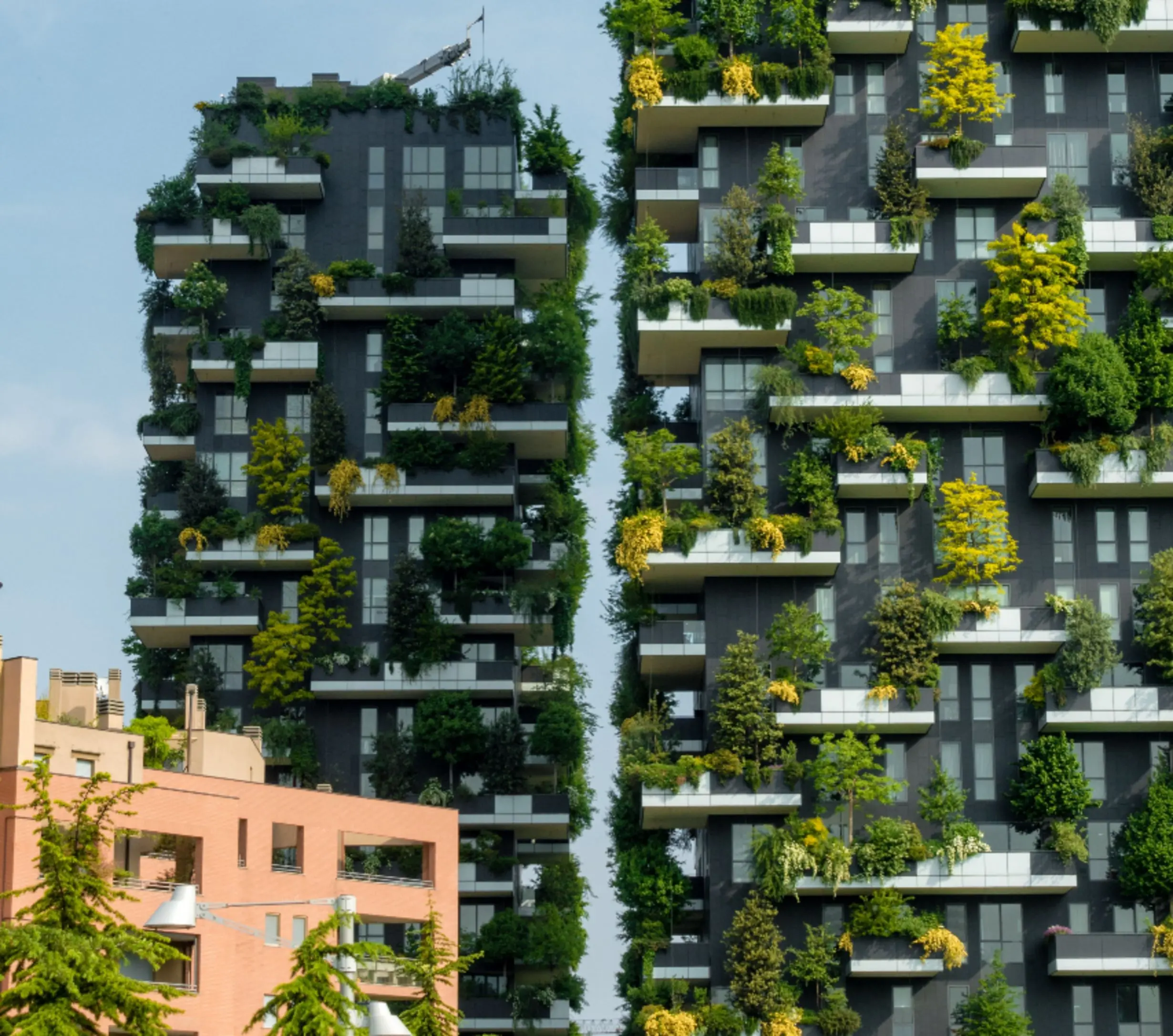 Vertikaler Garten Hochhäuser Mailand