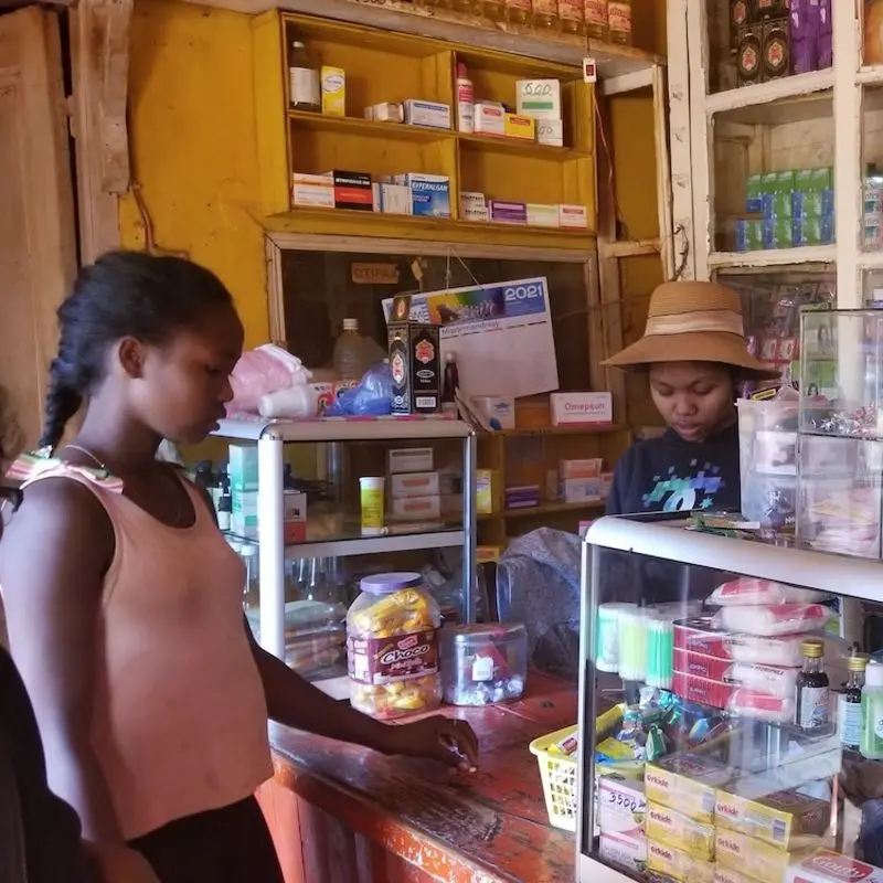 Ein Shop in Madagaskar.